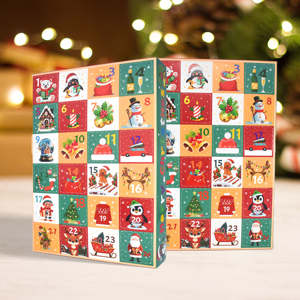 Wedding Supply.Box - 1-5Pcs Christmas Surprise Boxes Calendar Boxes