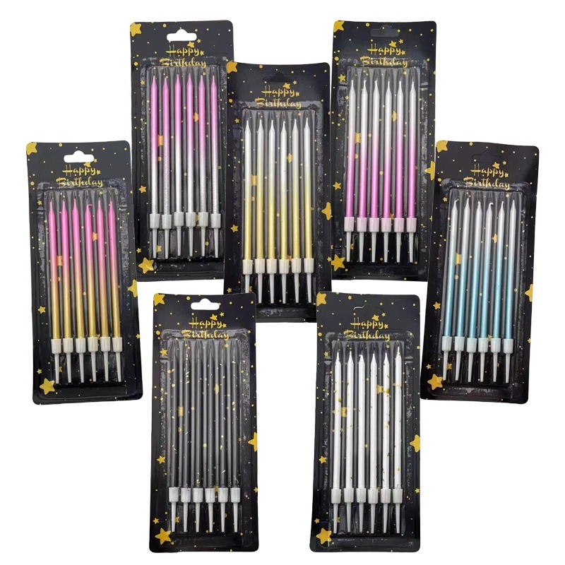 Wedding Supply.Box - 30/50 Box Gradient Color Birthday Candle