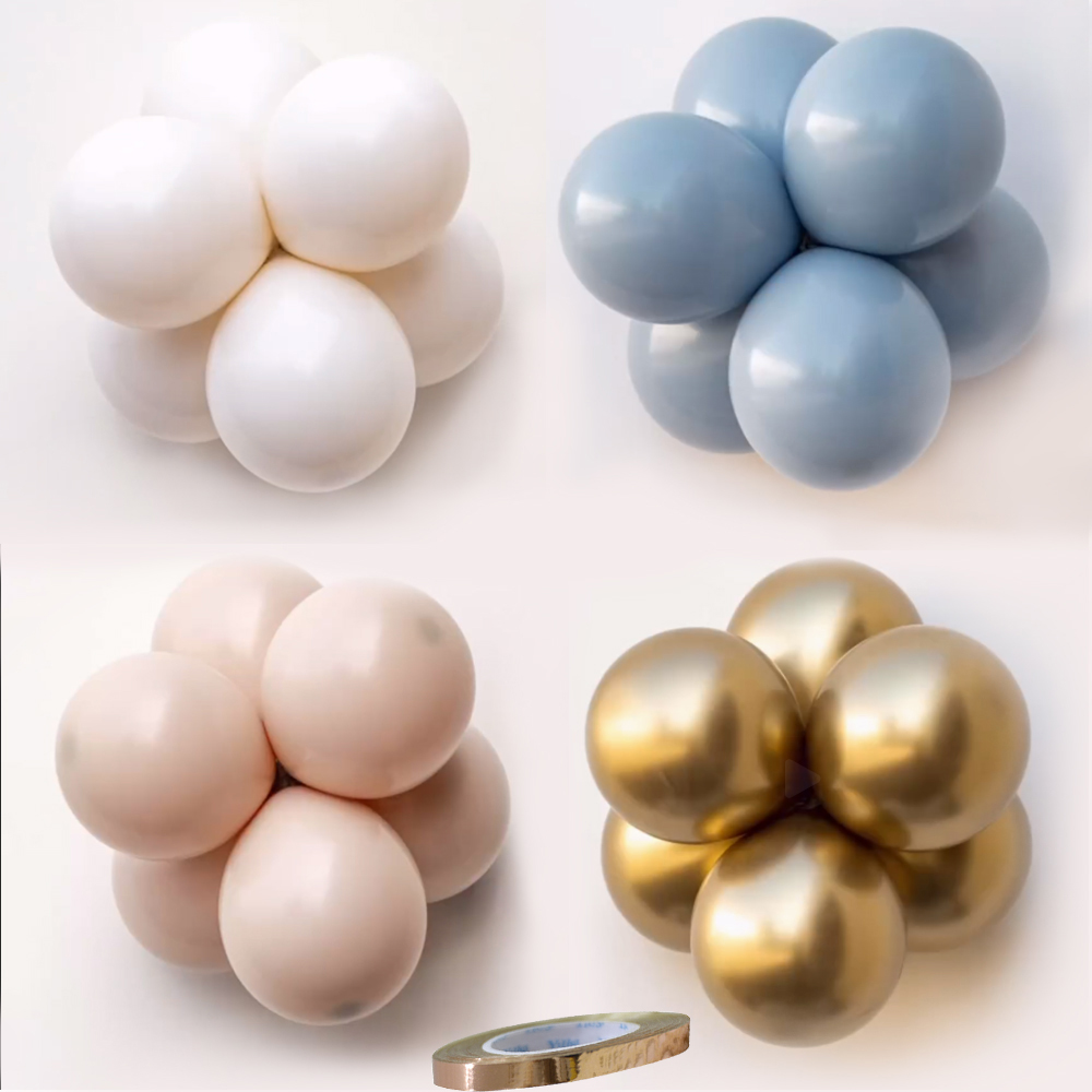 Wedding Day Supply Kit - 15/20PCS 10inch Retro Balloon Set Vintage