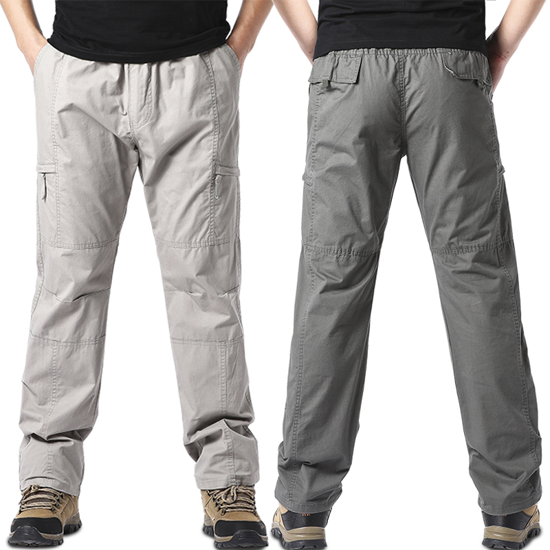 Wedding Job - Summer Thin Cotton Overalls Men's Multi-Pocket