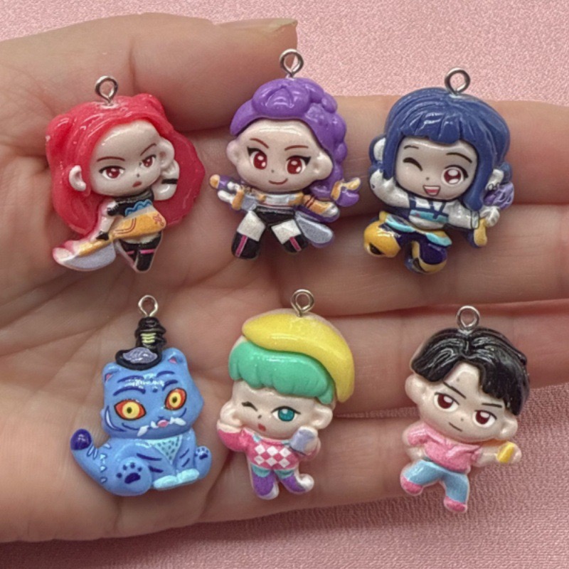 Wedding Yes - 10pcs resin cartoon pendant, DIY jewelry