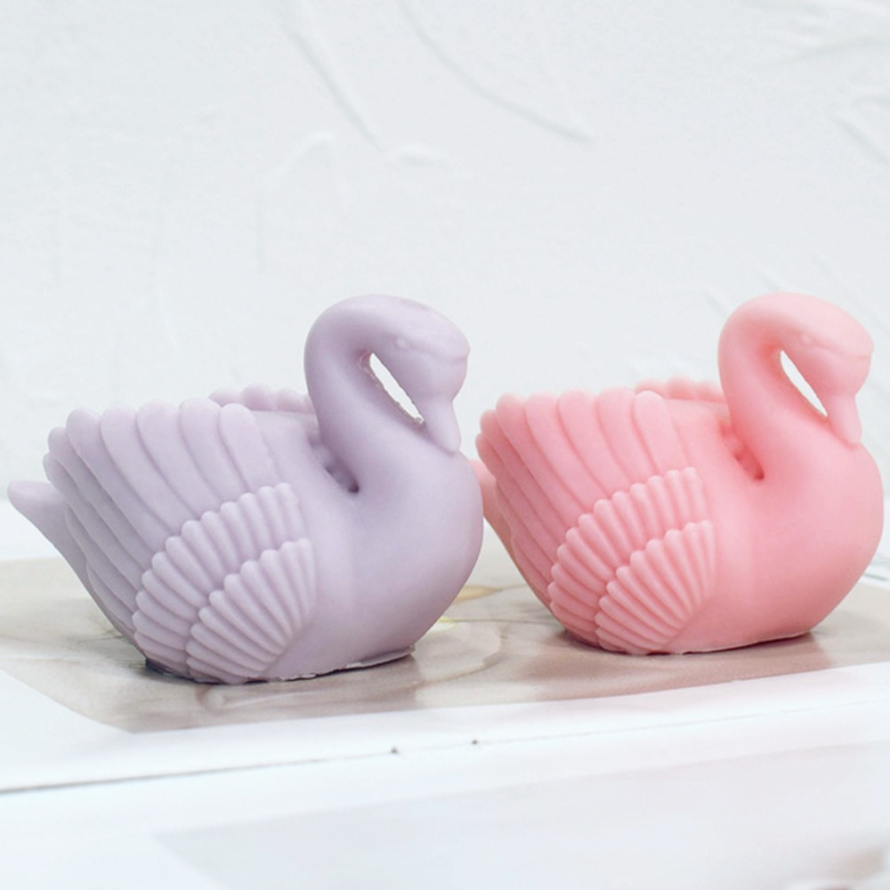 Unity Candle Set - White Swan Silicone Candle Mould Cygnus