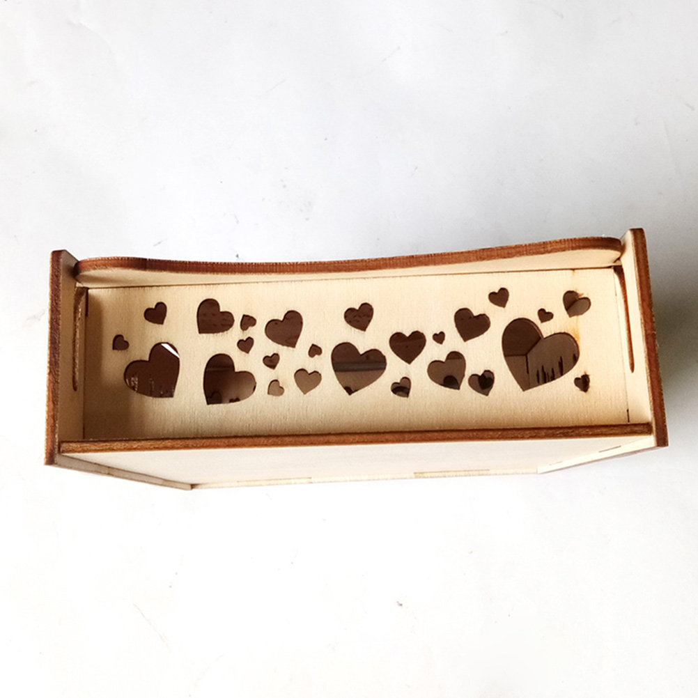 Personalized Guest Book - Wooden Wedding Guest Book Box Alternative