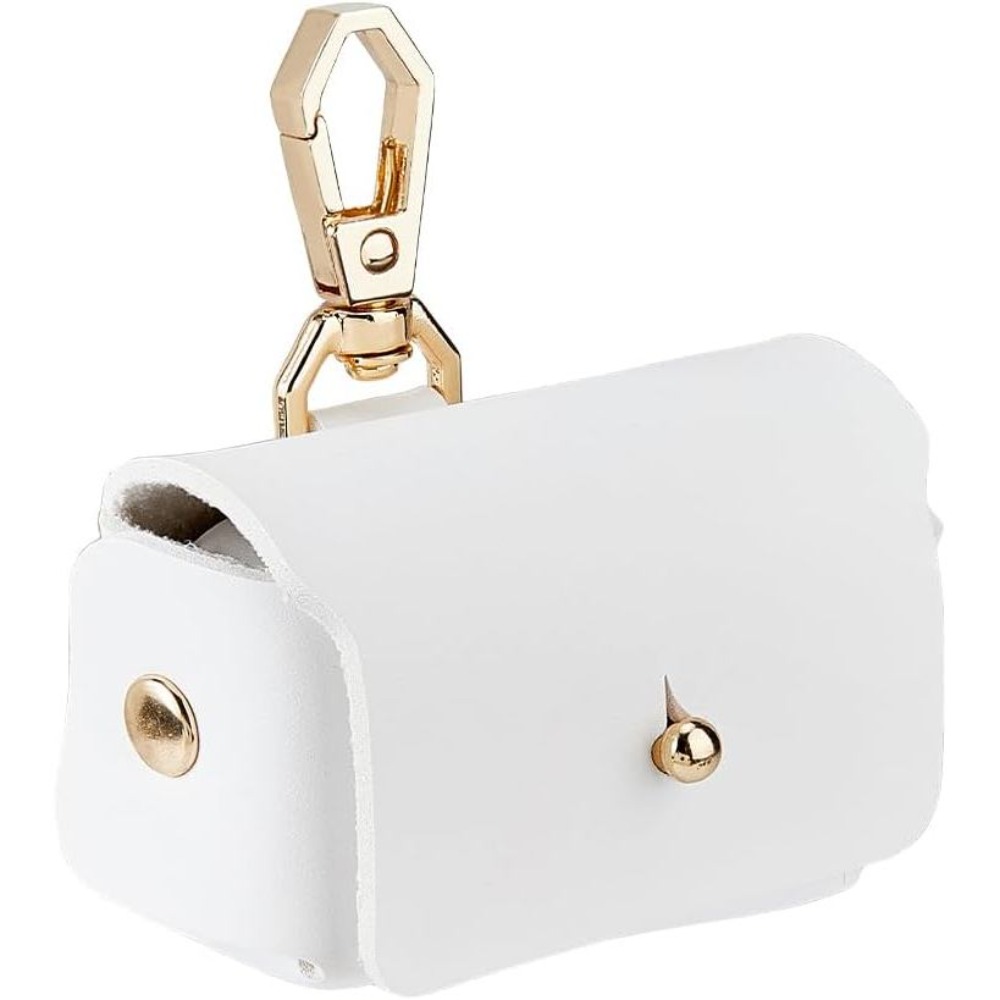 Wedding Supply.Box - White Dog Ring Bearer Holder Leather