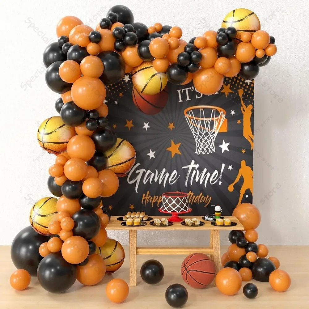 Wedding Day Supply Kit - 1Set Basketball Foil Balloon Garland Arch