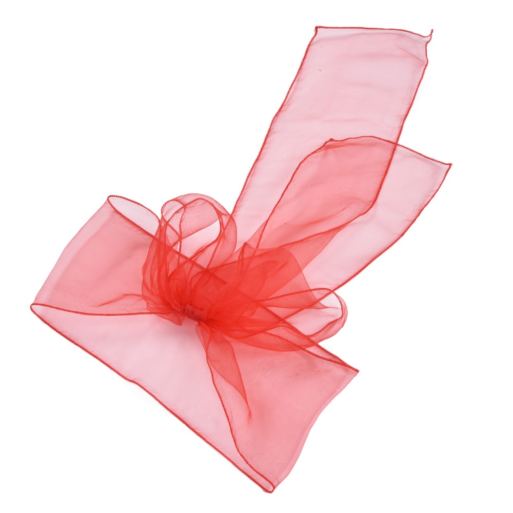 10Pcs Blue, red, yellow, purpl - Chair Sash Organza recension och pris