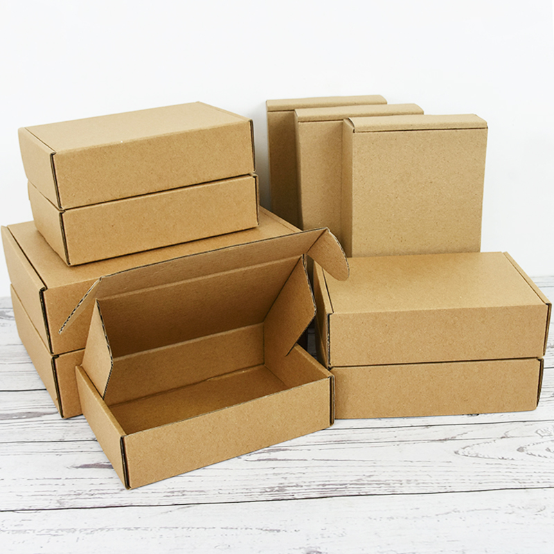 5Pcs 3 Sizes Brown Kraft Paper - Wedding Supply.Box recension och pris