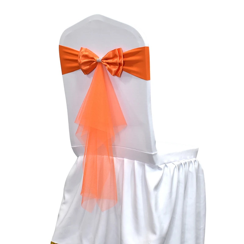 10 50pcs Spandex Chair Sashes  - Chair Sash Organza recension och pris
