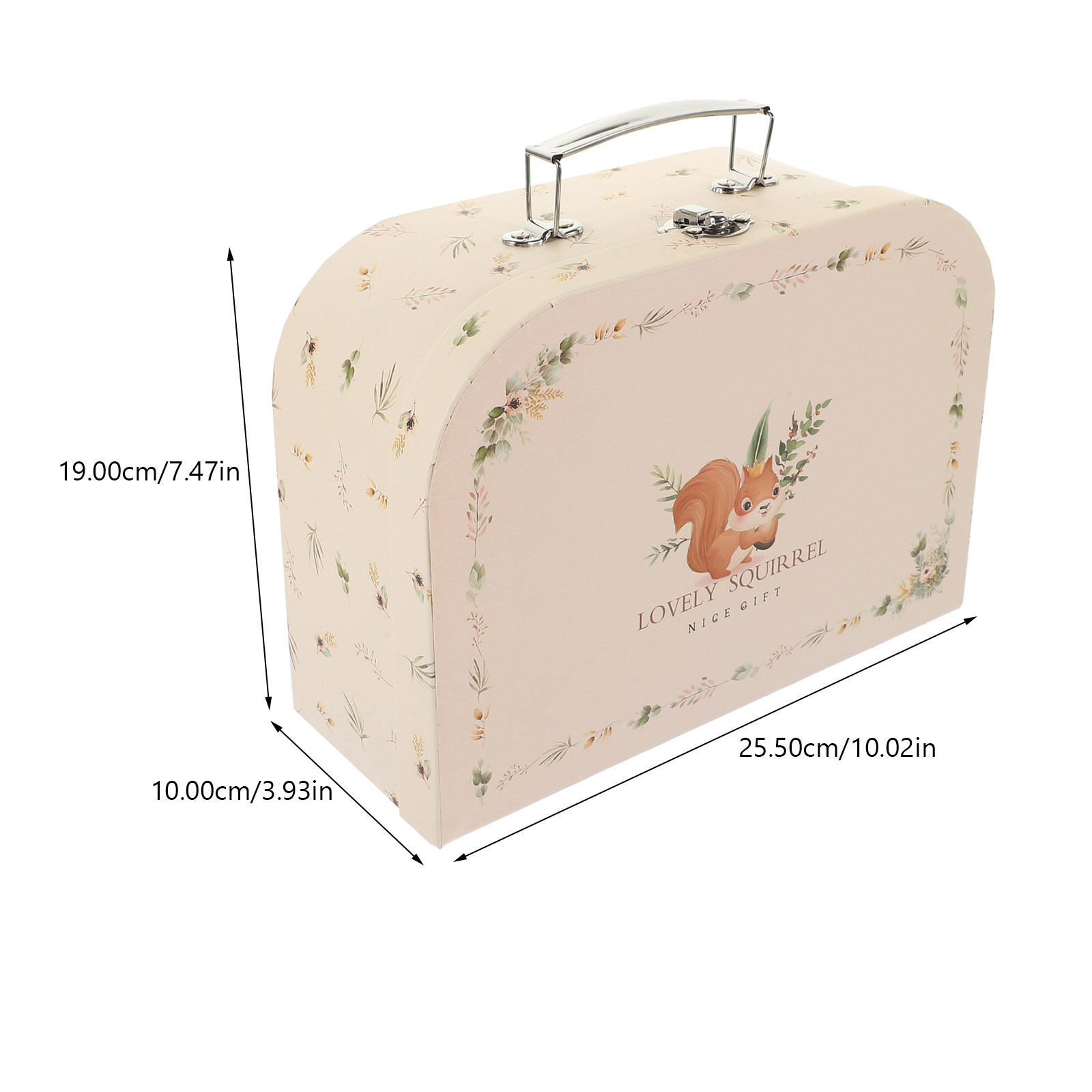 Portable Paper Suitcase Storag - Wedding Supply.Box recension och pris