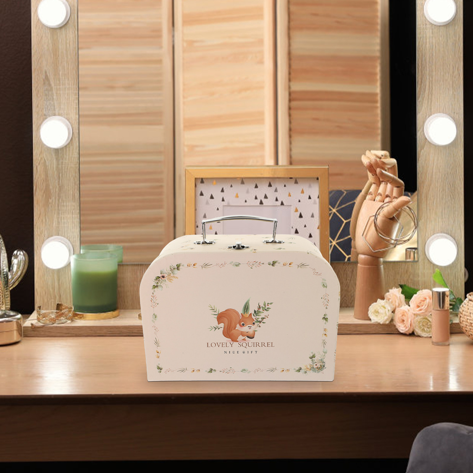 Portable Paper Suitcase Storag - Wedding Supply.Box recension och pris