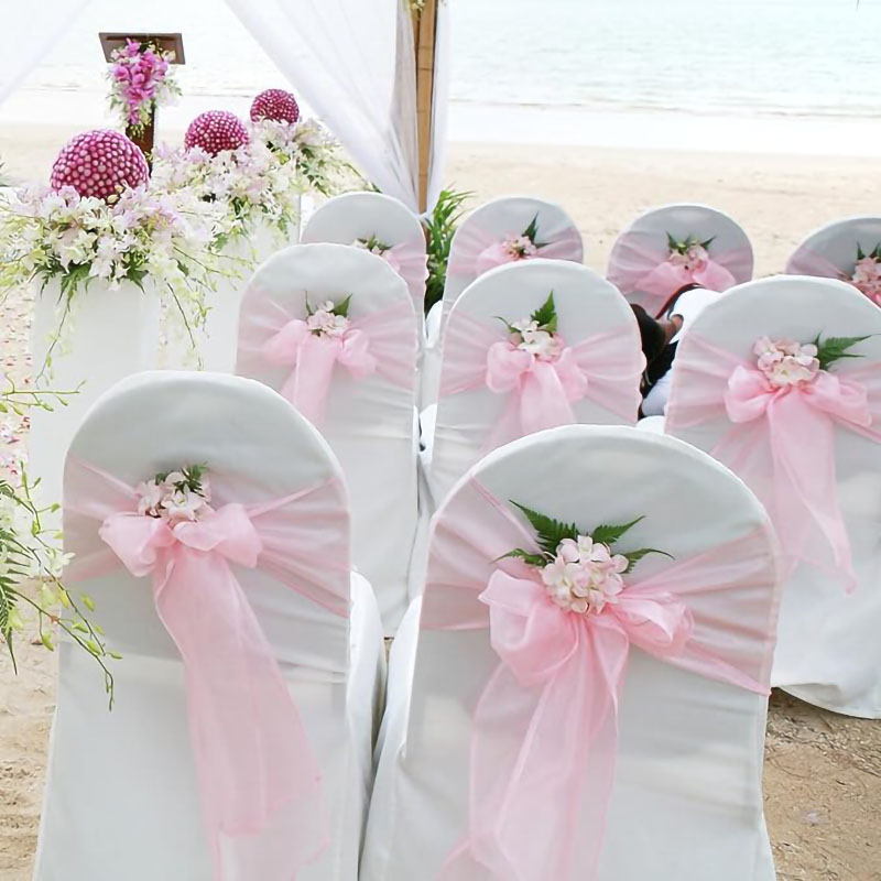 Organza Chair Sashes Bows 100/ - Chair Sash Organza recension och pris