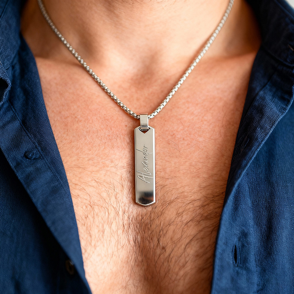 Free Engraving Necklaces for M - Wedding Job recension och pris