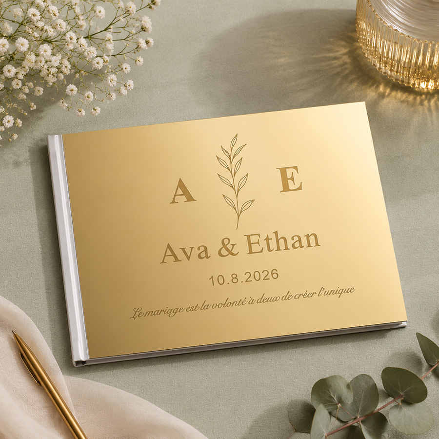 Custom Wedding Guest Book Acry - Personalized Guest Book recension och pris