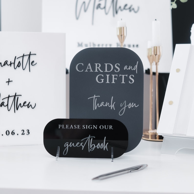 White Card Box for Wedding 3D  - Personalized Guest Book recension och pris