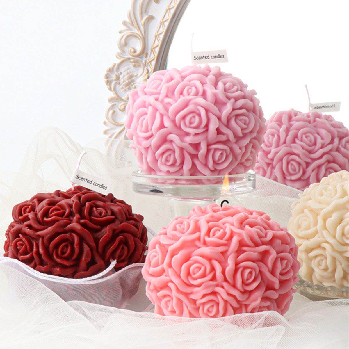 Multi Size Flower Series Candl - Unity Candle Set recension och pris