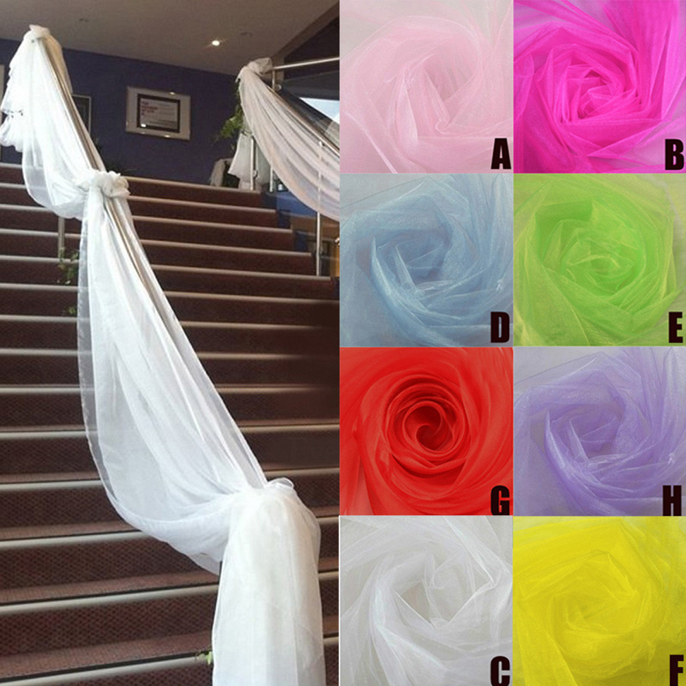 Wedding Decoration Tulle Roll  - Chair Sash Organza recension och pris
