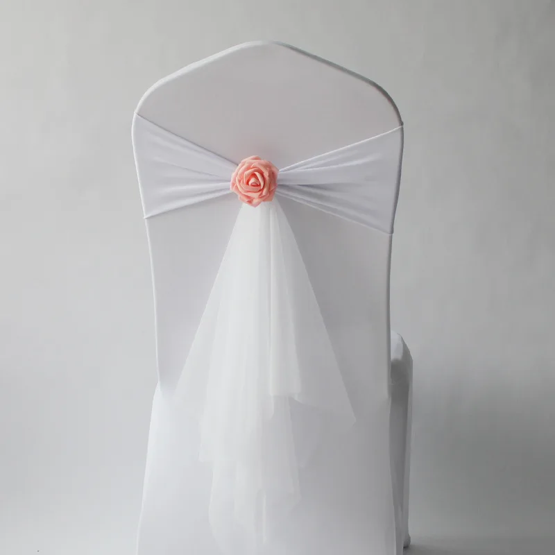 Wedding Decoration Spandex Cha - Chair Sash Organza recension och pris
