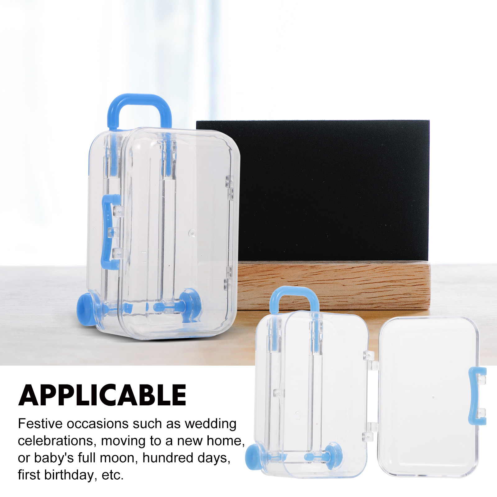 12pcs Suitcase Design Candy Bo - Wedding Supply.Box recension och pris