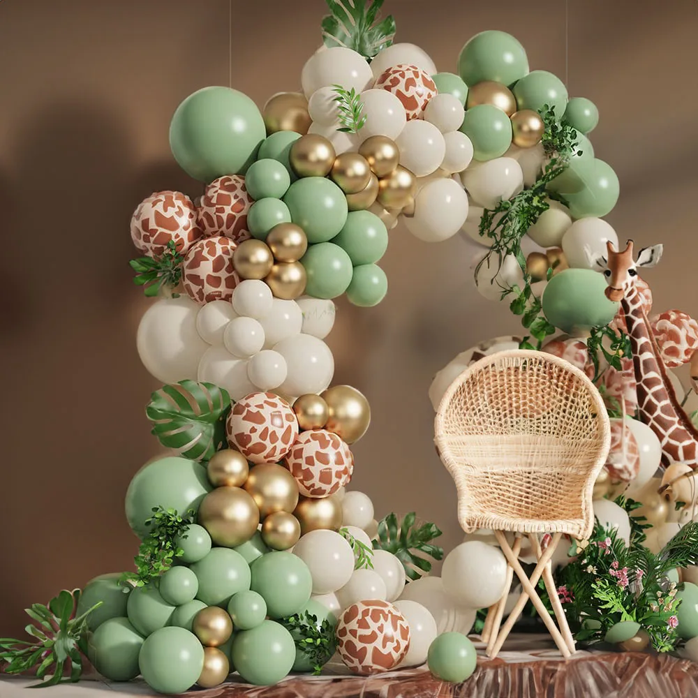 Jungle Safari Green Balloon Ga - Wedding Day Supply Kit recension och pris
