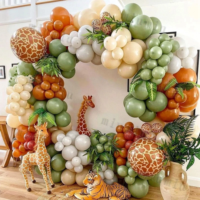 Jungle Safari Green Balloon Ga - Wedding Day Supply Kit recension och pris