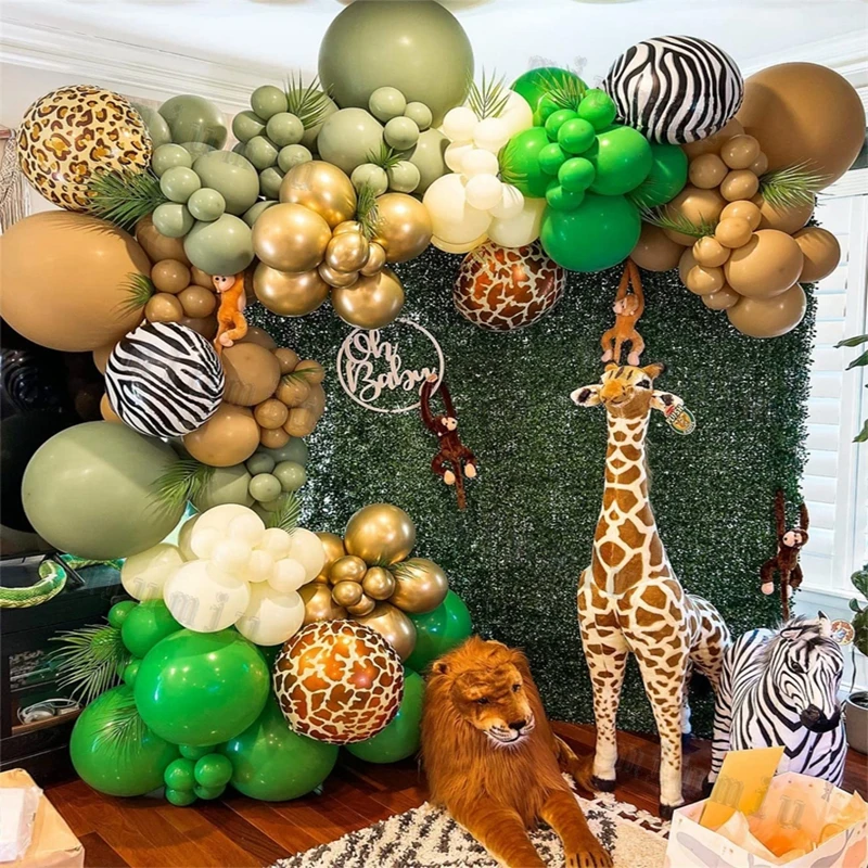 Jungle Safari Green Balloon Ga - Wedding Day Supply Kit recension och pris