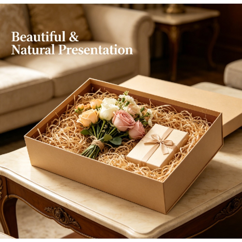 Natural Vintage Raffia Shred F - Wedding Supply.Box recension och pris