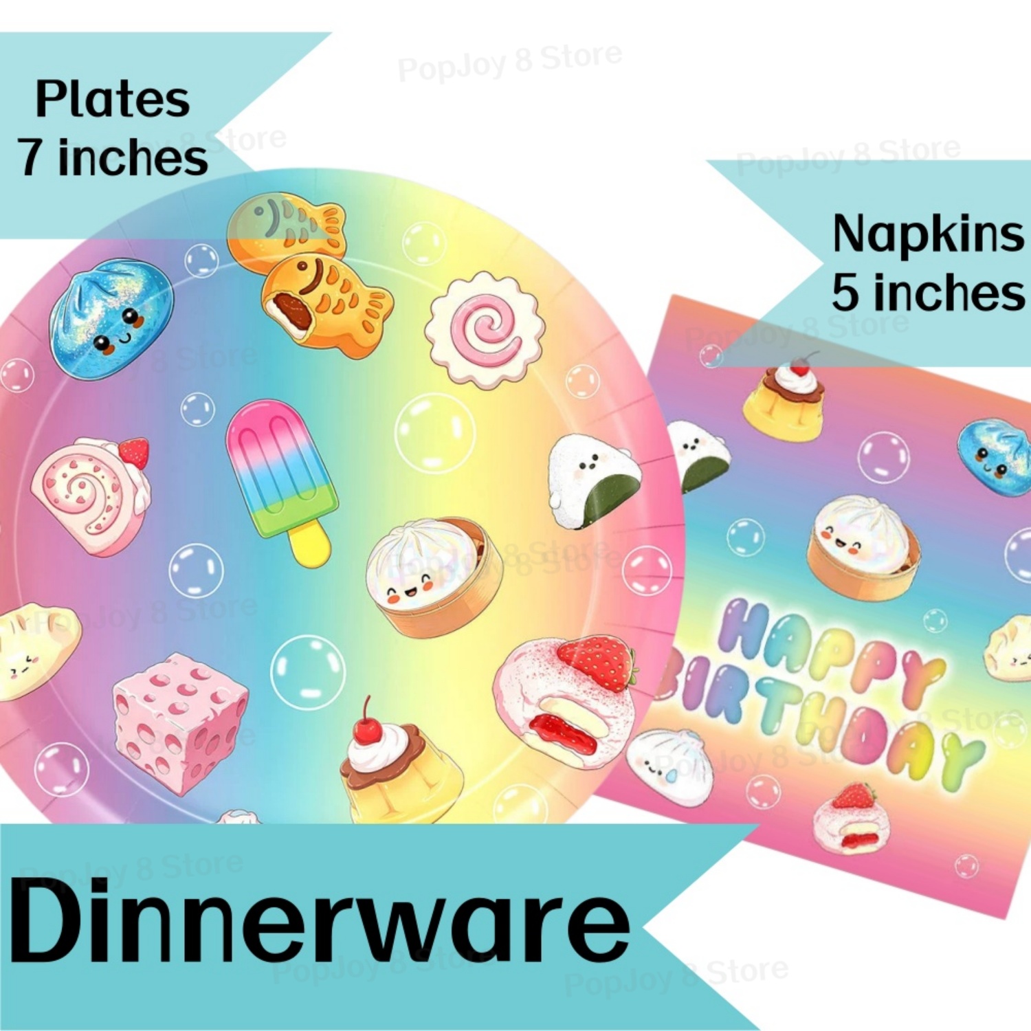 Colorful Dumpling Birthday Dec - Wedding Day Supply Kit recension och pris