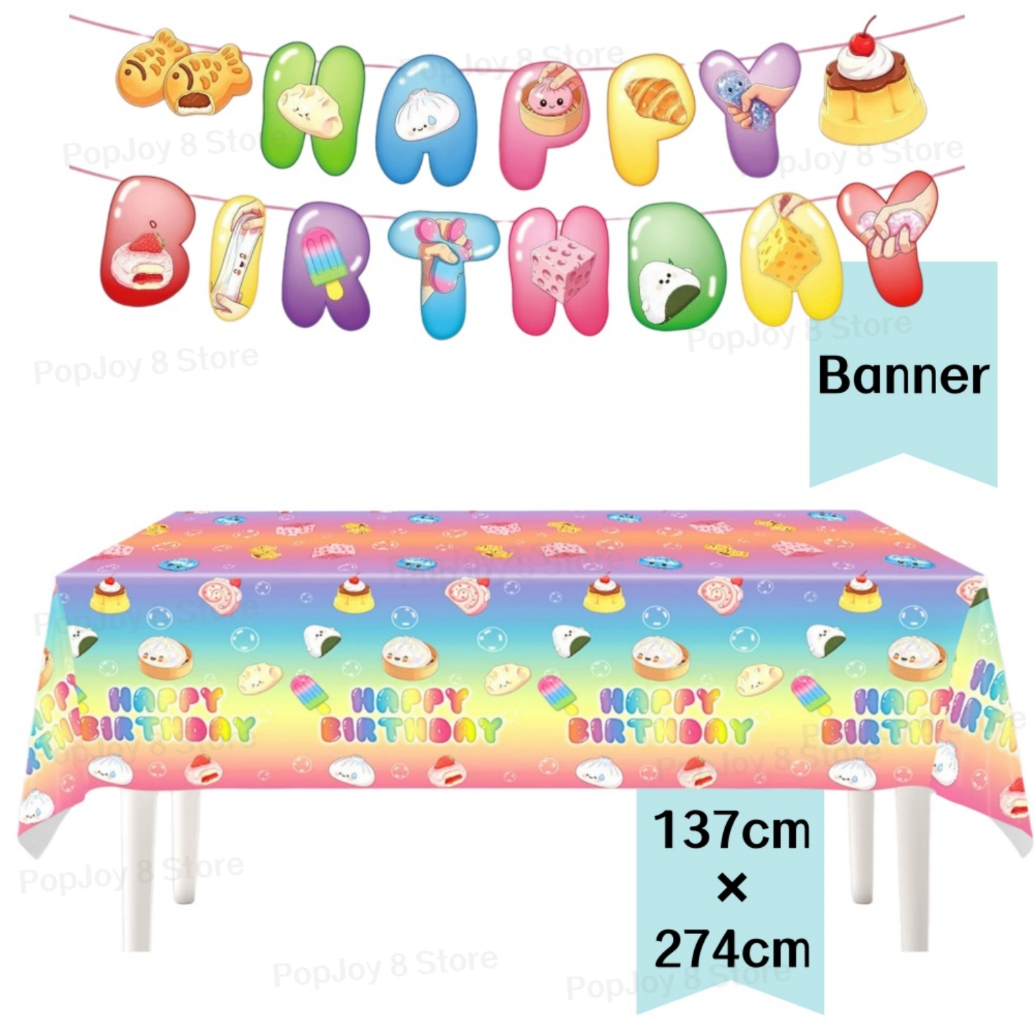 Colorful Dumpling Birthday Dec - Wedding Day Supply Kit recension och pris