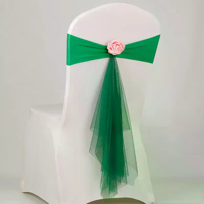 Organza Chair Sashes Flower Sp - Chair Sash Organza recension och pris
