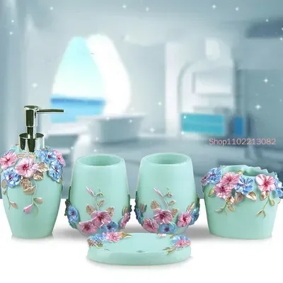 Bathroom Accessories Five-piec - Wedding Bathroom Supply Kit recension och pris