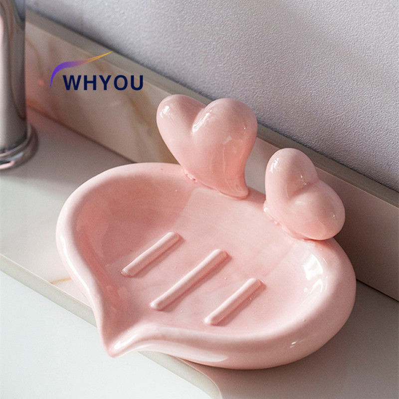 WHYOU-Creative Ceramic Soap Ho - Wedding Bathroom Supply Kit recension och pris