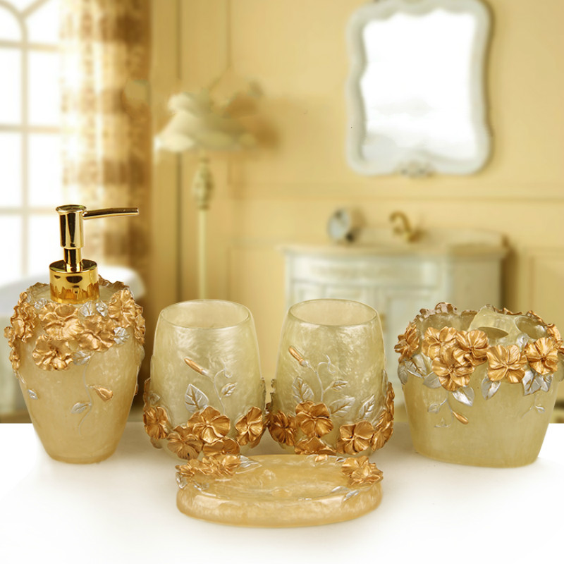 European Style Emboss Resin Ba - Wedding Bathroom Supply Kit recension och pris