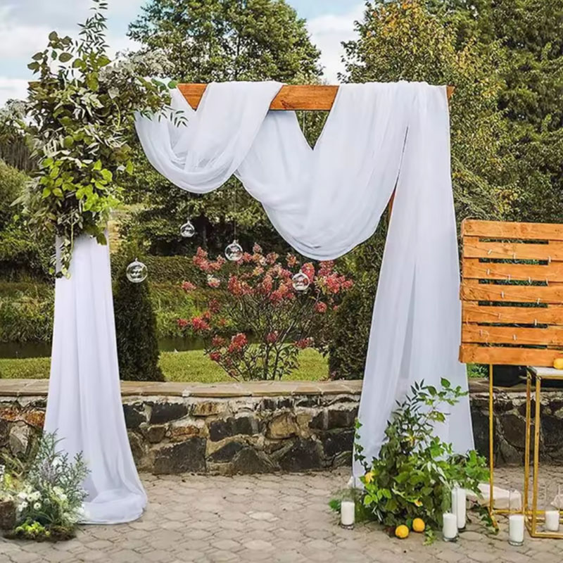 5/10M Sheer Crystal Wedding Tu - Chair Sash Organza recension och pris