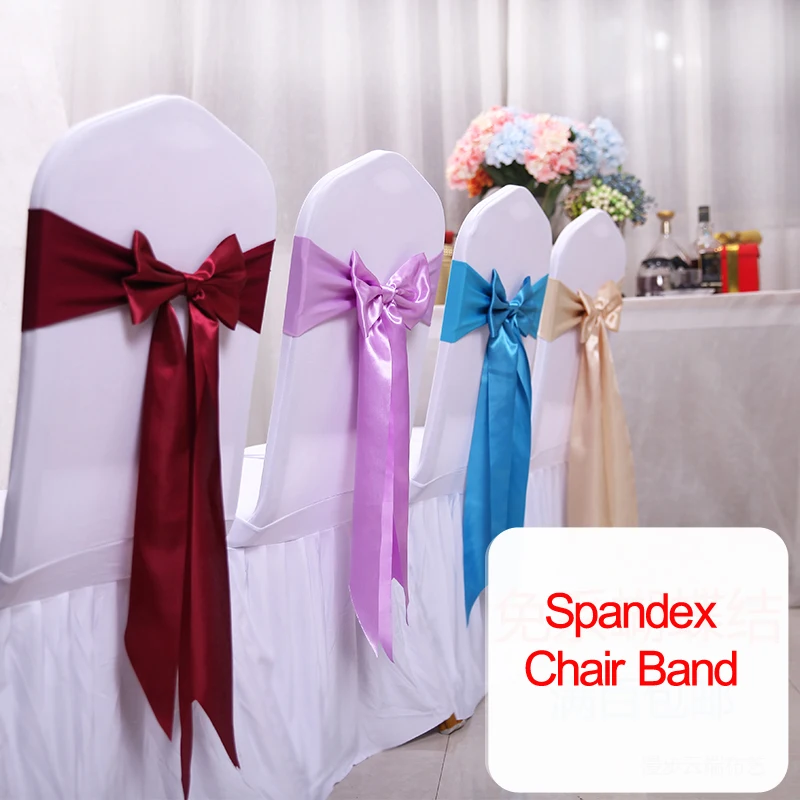 25pcs Satin Spandex Chair Cove - Chair Sash Organza recension och pris