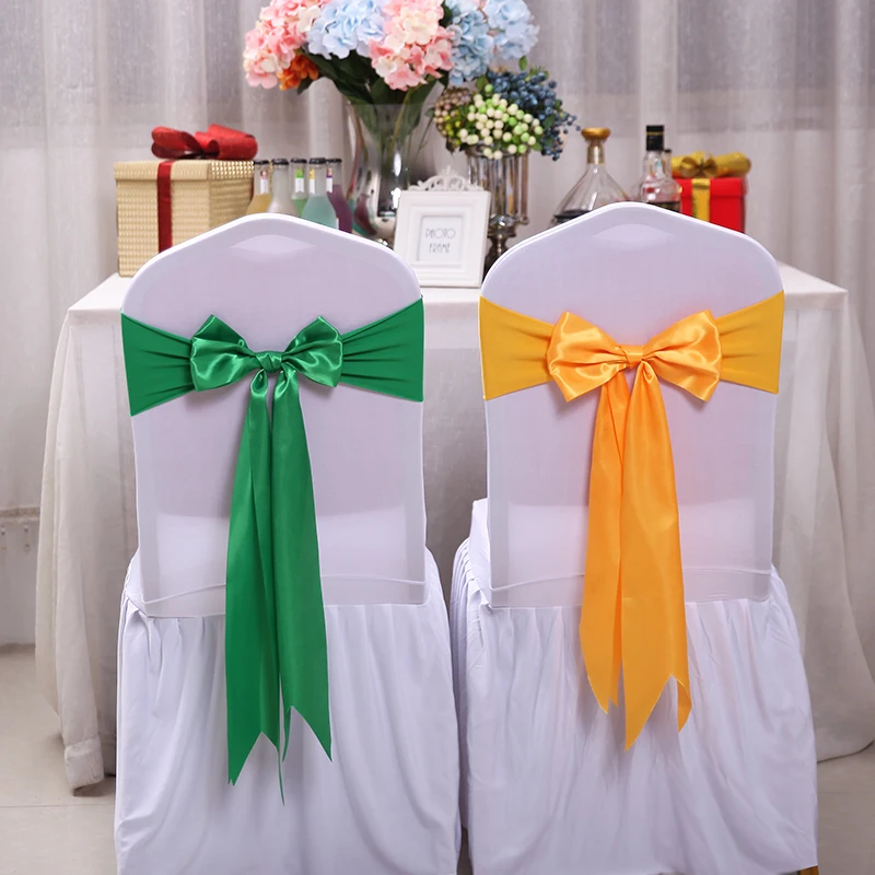 25pcs Satin Spandex Chair Cove - Chair Sash Organza recension och pris