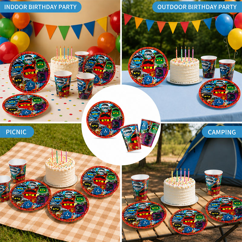 Cartoon Ninja Pattern Disposab - Wedding Day Supply Kit recension och pris