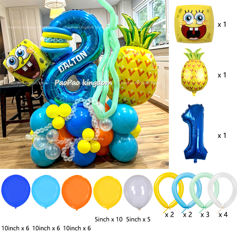 Cartoon SpongeBob Party Balloo - Wedding Day Supply Kit recension och pris
