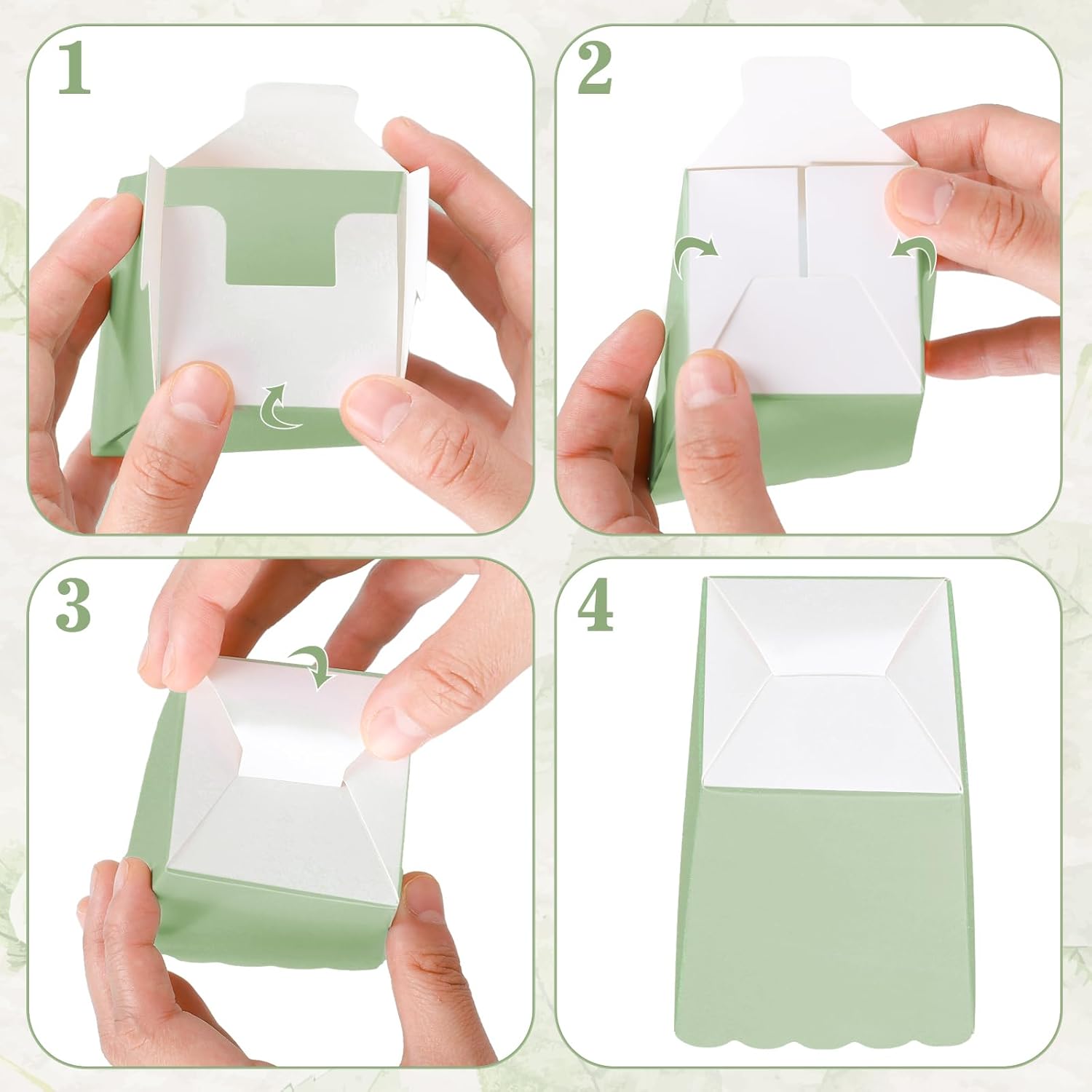 12 pcs  Sage Green Mini Popcor - Wedding Supply.Box recension och pris