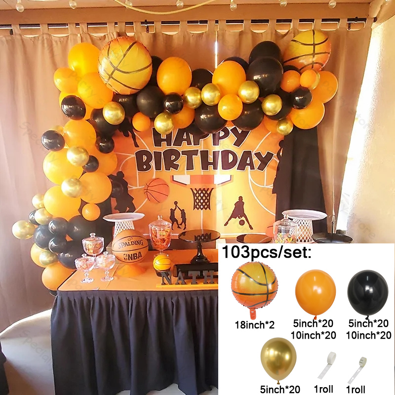 1Set Basketball Foil Balloon G - Wedding Day Supply Kit recension och pris