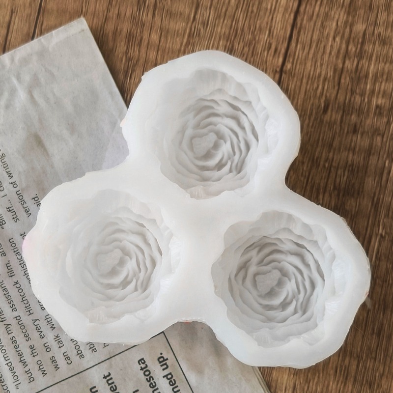 3pcs/set Peony Flower Candle S - Unity Candle Set recension och pris