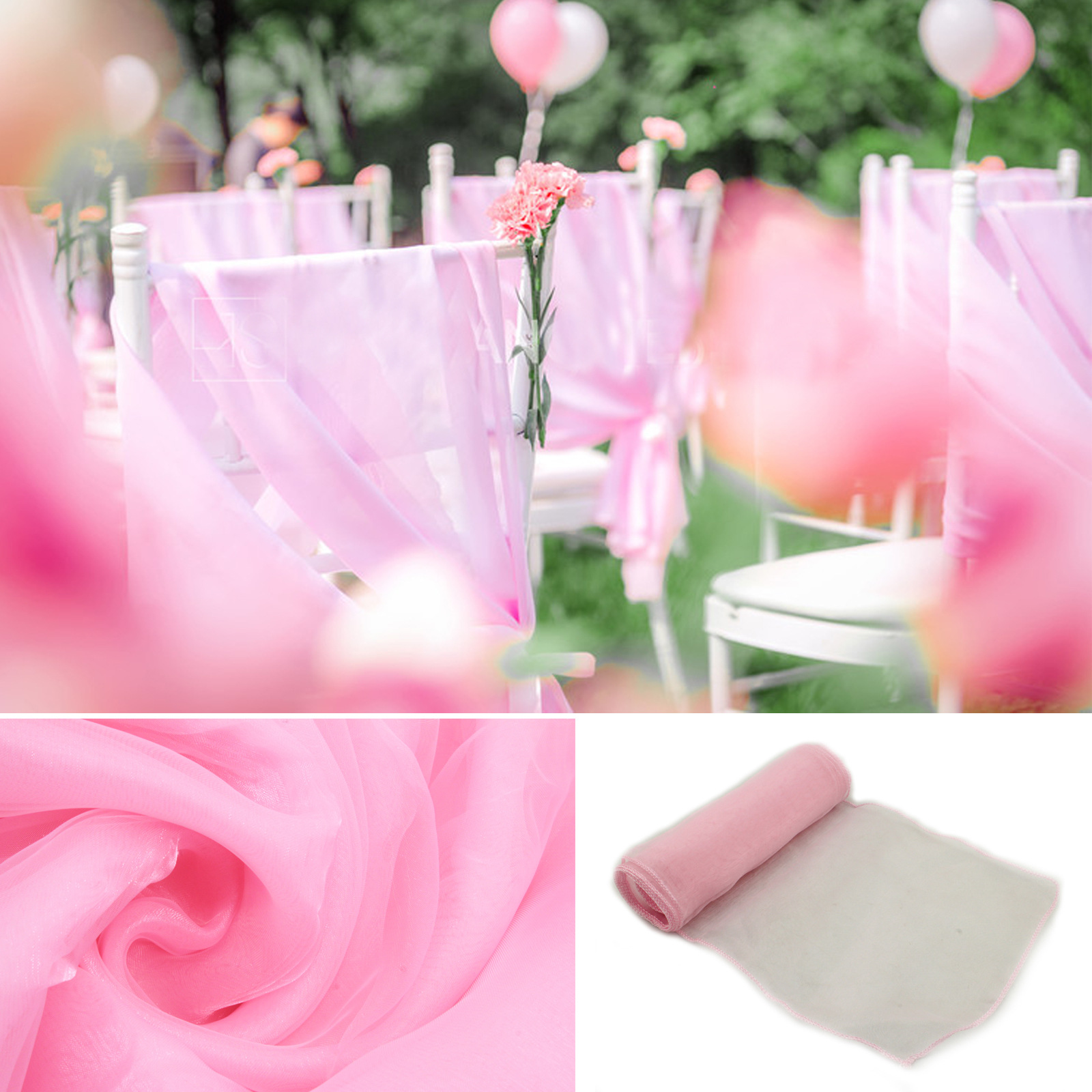 1pcs Organza Chair Sashes Knot - Chair Sash Organza recension och pris