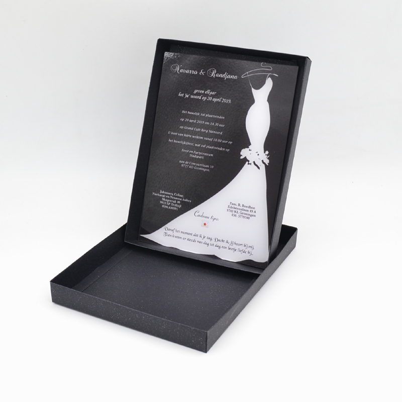 custom laser cut  wedding invi - Wedding Supply.Box recension och pris