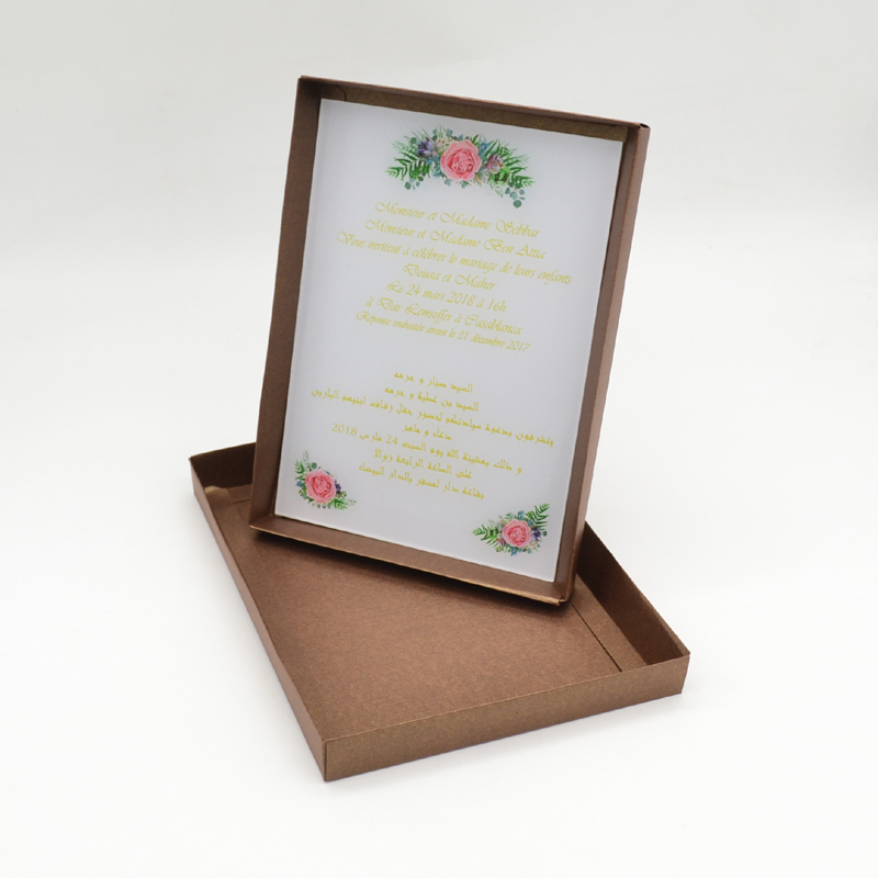 custom laser cut  wedding invi - Wedding Supply.Box recension och pris