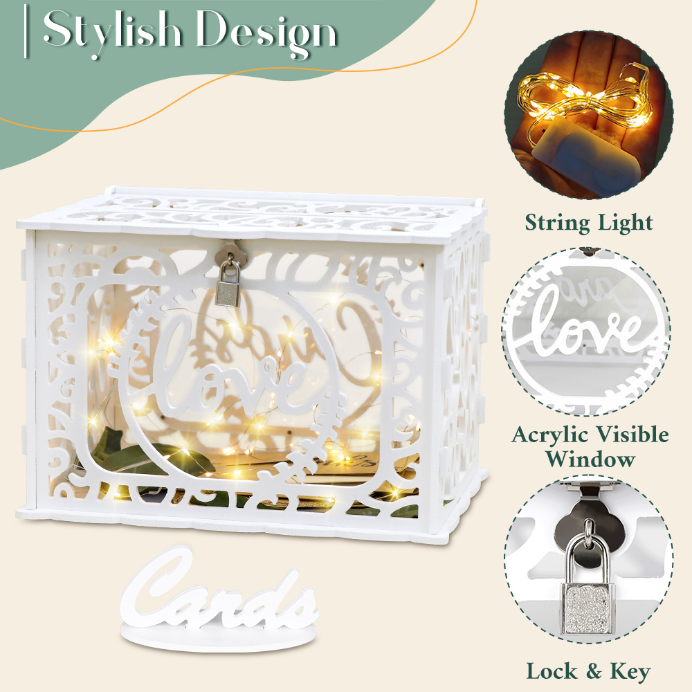 Wedding Card Box Envelope Gift - Wedding Supply.Box recension och pris