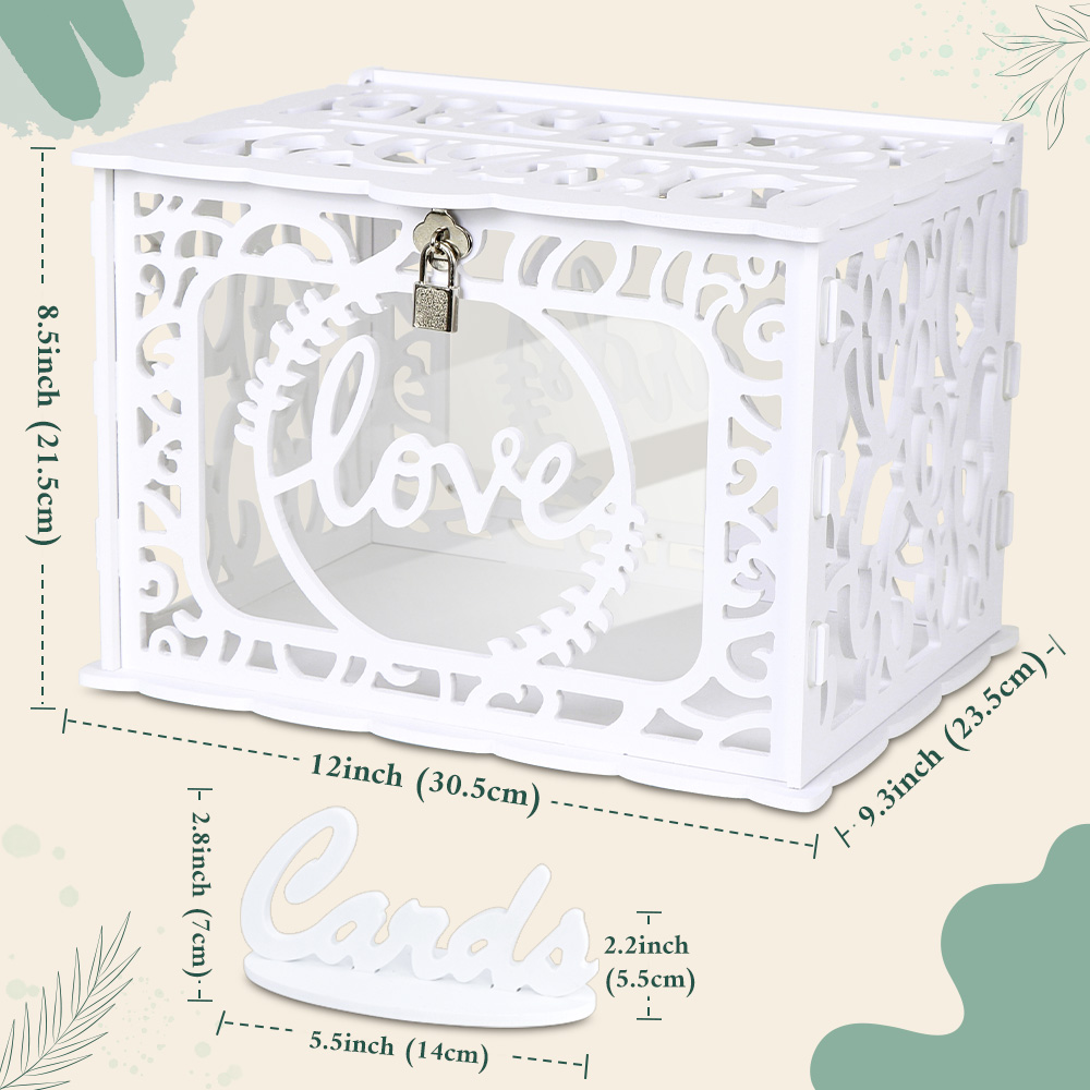 Wedding Card Box Envelope Gift - Wedding Supply.Box recension och pris